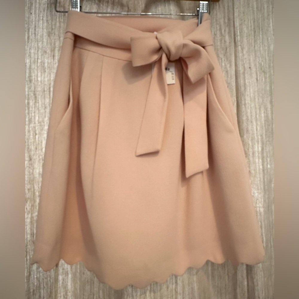 NWT - Club Monaco Petal Hem Peach Skirt